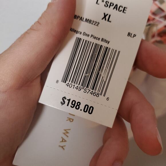 NWT L SPACE Allegra One Piece Swimsuit XL - Picture 9 of 10